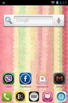 Light Stripes Go Launcher Android Theme Image 2