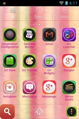 Light Stripes Go Launcher Android Theme Image 3