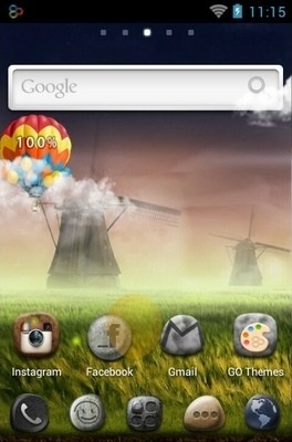 Moon Stone Go Launcher Android Theme Image 2
