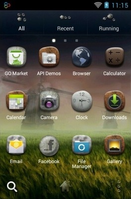 Moon Stone Go Launcher Android Theme Image 3