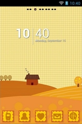 Autumn Go Launcher Android Theme Image 1