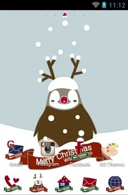 Peoerico Christmas Go Launcher Android Theme Image 1