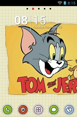 Tom And Jerry Go Launcher Android Theme Image 1