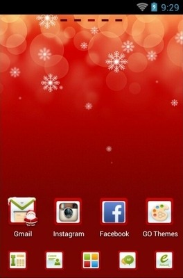 Only Christmas Go Launcher Android Theme Image 2