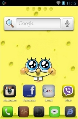 SpongeBob Go Launcher Android Theme Image 2