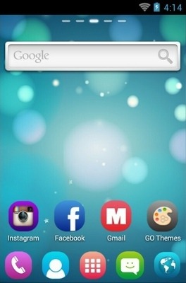 Ablack Go Launcher Android Theme Image 2