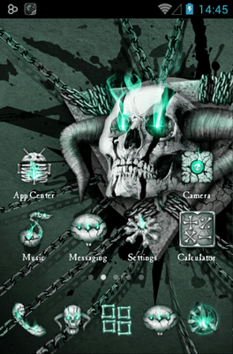 Hell Skull Go Launcher Android Theme Image 3