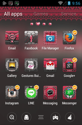 Gothic Lolita Go Launcher Android Theme Image 3