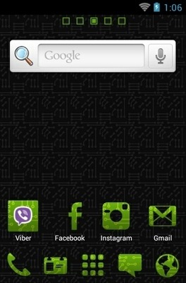 Circuit Board Go Launcher Android Theme Image 2
