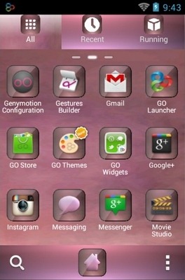 Pink Sensation Go Launcher Android Theme Image 3