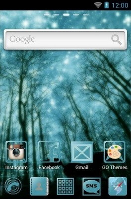 Dark Forest Go Launcher Android Theme Image 2