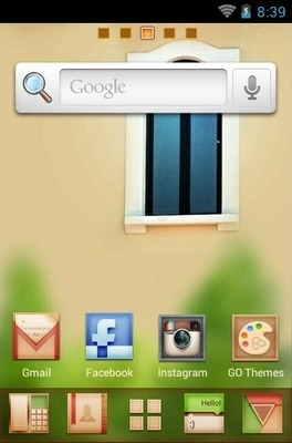 Window Go Launcher Android Theme Image 2