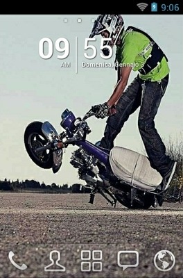 Bike Stunt Go Launcher Android Theme Image 1