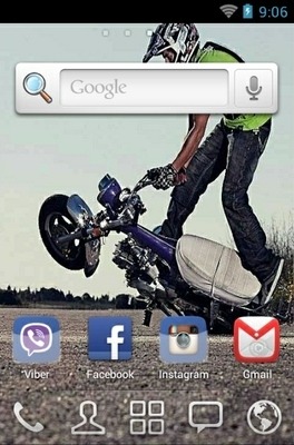 Bike Stunt Go Launcher Android Theme Image 2