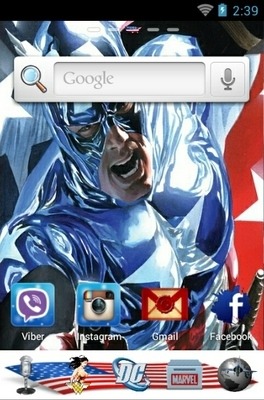 Captain America Go Launcher Android Theme Image 2
