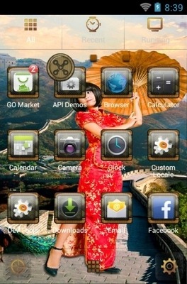 Great Wall Of China Go Launcher Android Theme Image 3