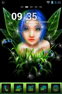 Magic Eyes Go Launcher Android Theme Image 1