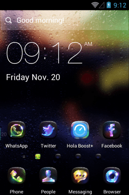 Luminous Hola Launcher Android Theme Image 1