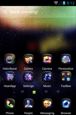 Luminous Hola Launcher Android Theme Image 2