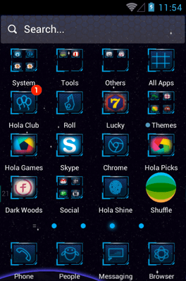 Off To Space Go Launcher Android Theme Image 3