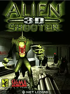 Alien Shooter 3D Java Game Image 1
