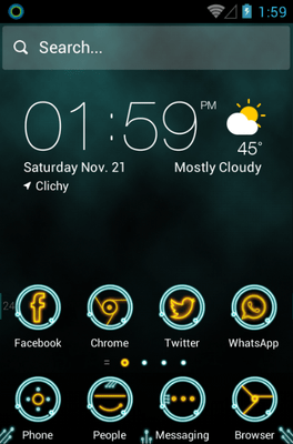 Circuit Hola Launcher Android Theme Image 1