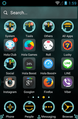 Circuit Hola Launcher Android Theme Image 3