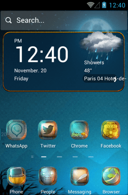 Little Monster Hola Launcher Android Theme Image 1