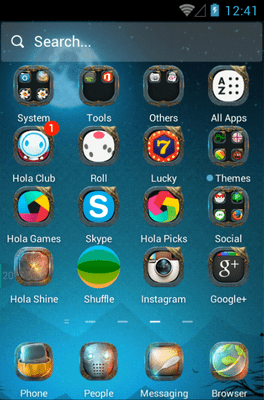 Little Monster Hola Launcher Android Theme Image 3