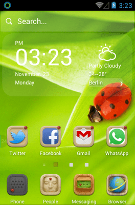 Miss Ladybug Hola Launcher Android Theme Image 1