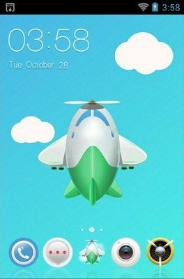 Unmanned Aircraft CLauncher Android Theme Image 1
