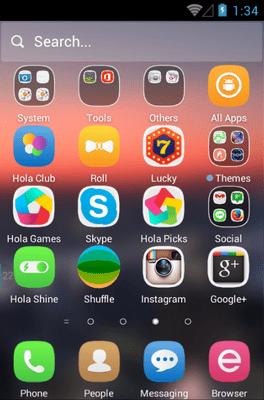 Urban Sunset Hola Launcher Android Theme Image 3