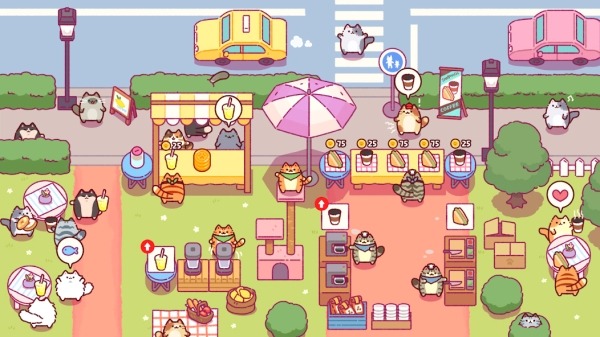 Cat Snack Bar Android Game Image 1