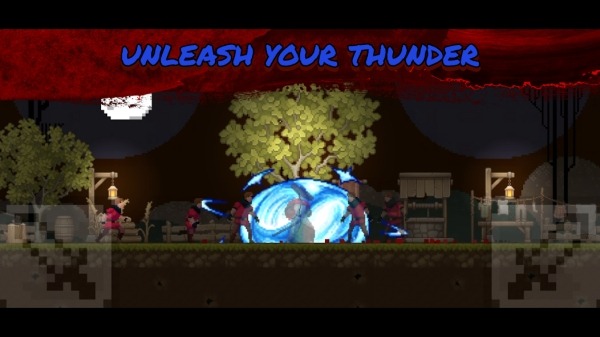 Thunder Samurai Defend Village Android Game Image 2