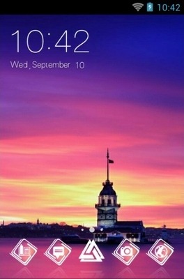 Maiden Tower CLauncher Android Theme Image 1
