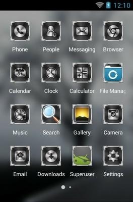 Black Road CLauncher Android Theme Image 3