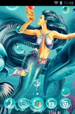 Mermaid Theme CLauncher Android Theme Image 1
