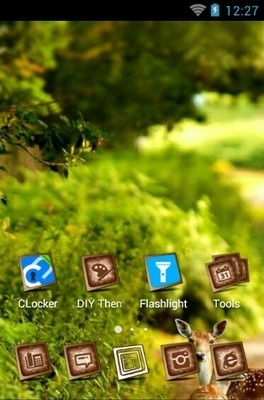 Beautiful Deer CLauncher Android Theme Image 2