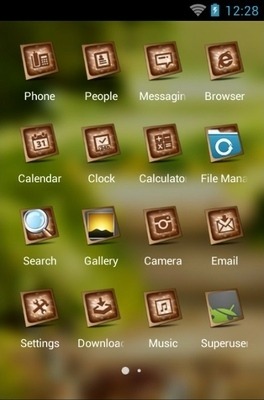 Beautiful Deer CLauncher Android Theme Image 3