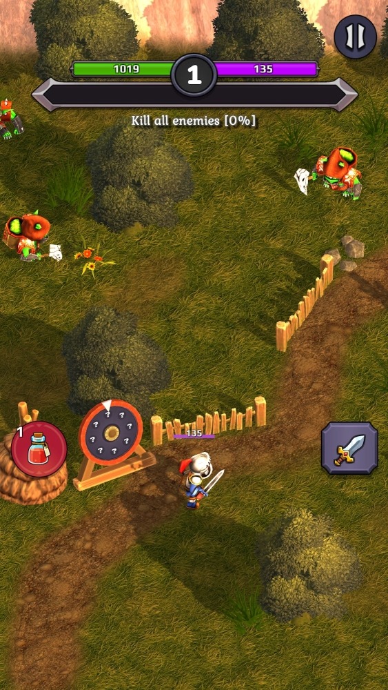 Crusado: Heroes Roguelike RPG Android Game Image 1