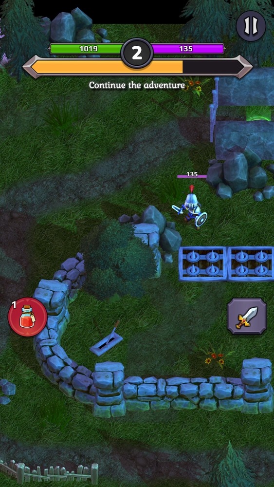 Crusado: Heroes Roguelike RPG Android Game Image 3