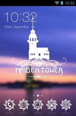 Maiden Tower CLauncher Android Theme Image 1