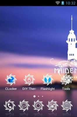 Maiden Tower CLauncher Android Theme Image 2