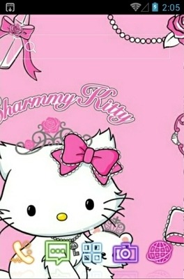 Charmmy Kitty CLauncher Android Theme Image 1