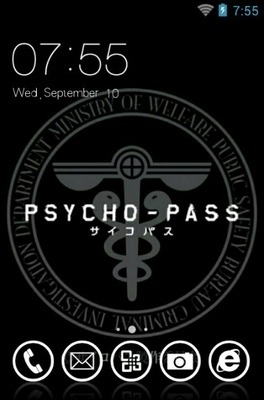 Psycho-Pass CLauncher Android Theme Image 1