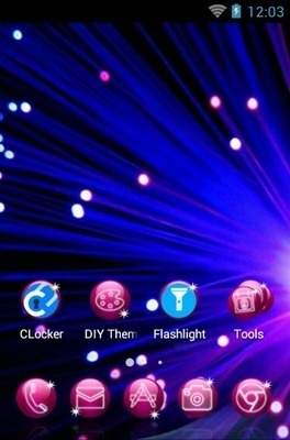 Light Effects CLauncher Android Theme Image 2