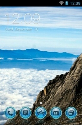 Mount Kinabalu CLauncher Android Theme Image 1
