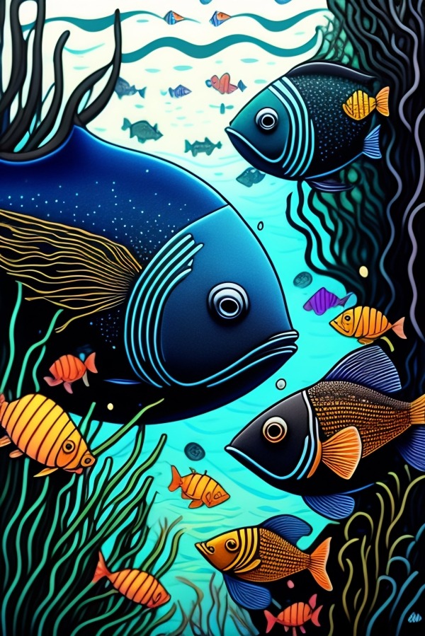Fish Mobile Phone Wallpaper Image 1