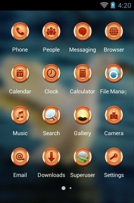 Beautiful Duck CLauncher Android Theme Image 3
