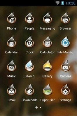 Red Fox CLauncher Android Theme Image 3